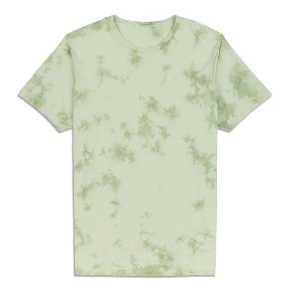 Lululemon The Fundamental Tee Shirt Tie Dye Green T Shirt XL LM3CF3S